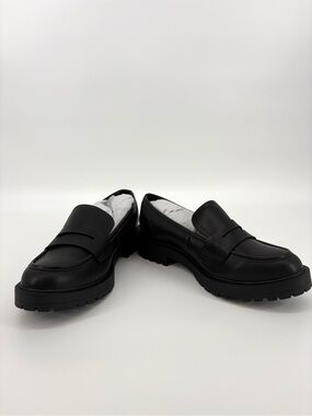 Wydr Studios Tate Vegan Classic Loafer Black Extra Wide Width 10.5WW Flat New